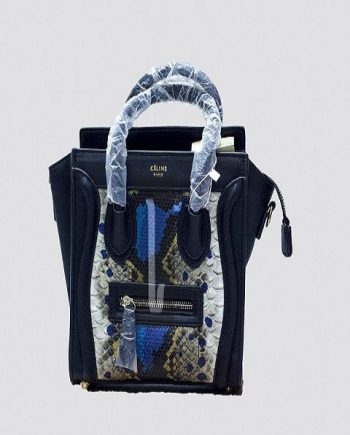 Celine Purse with Snake Skin Patch
