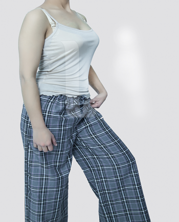 Mixed-Fabric Camisole