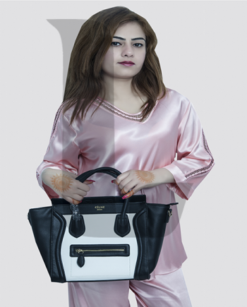 Celine Purse,Black & White Elegance