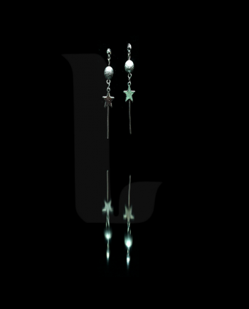 Ball & Star Ear Rings