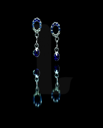 Saphire Blue Ear Ring