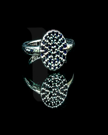 Saphire Zircon Ring