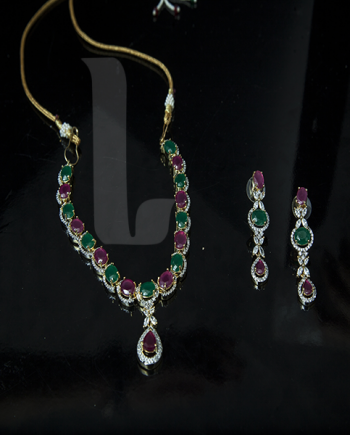 Two-Tone Necklace Set