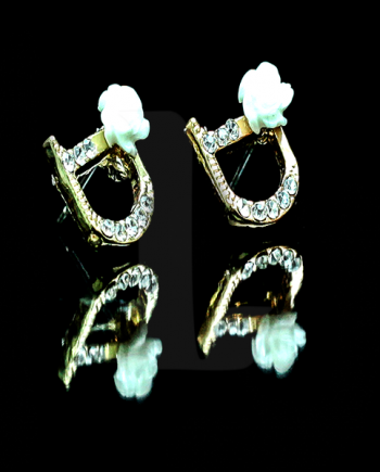 White Rose Studs