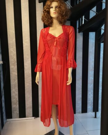 3 Piece Net Bridal Nighty